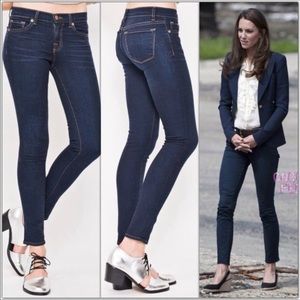 J BRAND sz 31 Skinny Jeans Maria High Rise Ignite Dark Wash Blue